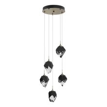 Hubbardton Forge 131137-SKT-STND-84-BP0754 - Chrysalis 5-Light Small Crystal Pendant