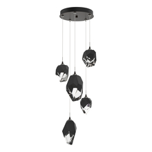 Hubbardton Forge 131139-SKT-STND-14-BP0756 - Chrysalis 5-Light Mixed Crystal Pendant