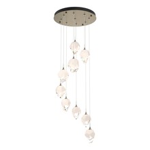 Hubbardton Forge 131140-SKT-LONG-84-WP0754 - Chrysalis 9-Light Small Crystal Pendant