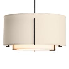 Hubbardton Forge 139602-SKT-MULT-10-SF1099-SA1590 - Exos Small Double Shade Pendant