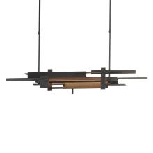 Hubbardton Forge 139721-LED-SHRT-10-07 - Planar LED Pendant with Accent