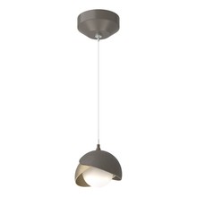 Hubbardton Forge 161183-SKT-STND-07-84-GG0711 - Brooklyn Double Shade Low Voltage Mini Pendant