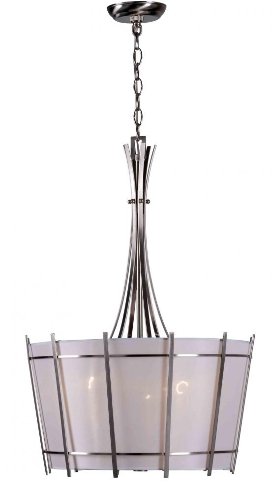 Fensu 3-Light Brushed Nickel Pendant